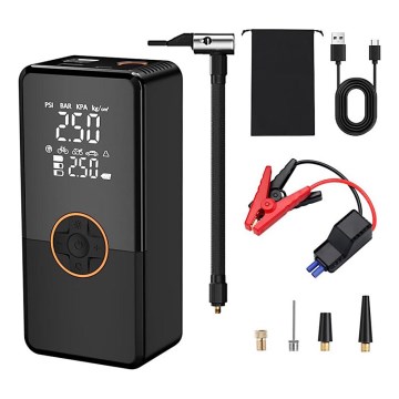 Arrancador portátil con compresor 8000 mAh