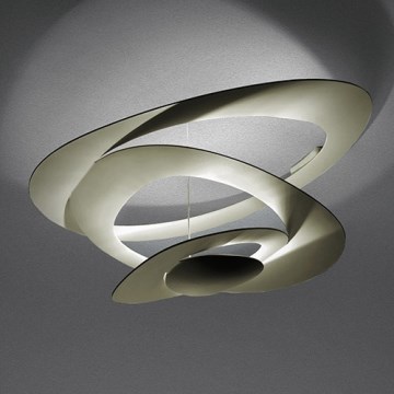 Artemide 1253120A - Plafón LED regulable PIRCE LED/44W/230V 3000K dorado
