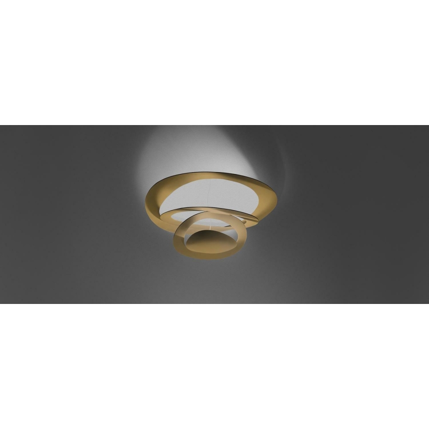 Artemide 1255120A - Plafón LED regulable PIRCE LED/44W/230V 3000K dorado