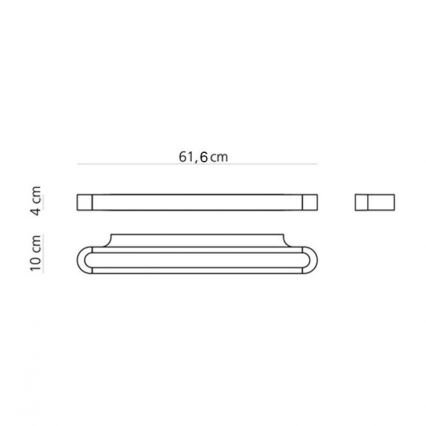 Artemide AR 1913040A - Aplique de pared LED TALO 60 LED/25W/230V