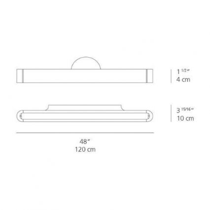 Artemide AR 1917020A - Aplique de pared LED TALO 120 LED/51W/230V
