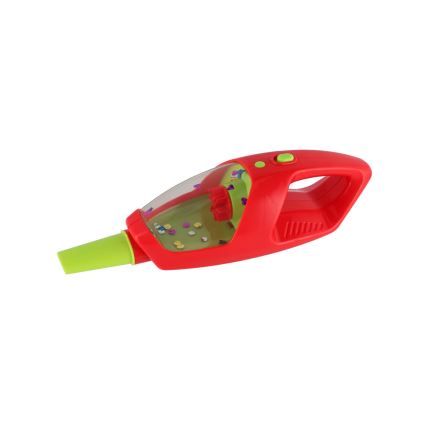 Aspiradora 2 en 1 con luz y sonido, alimentada por 2 pilas AA