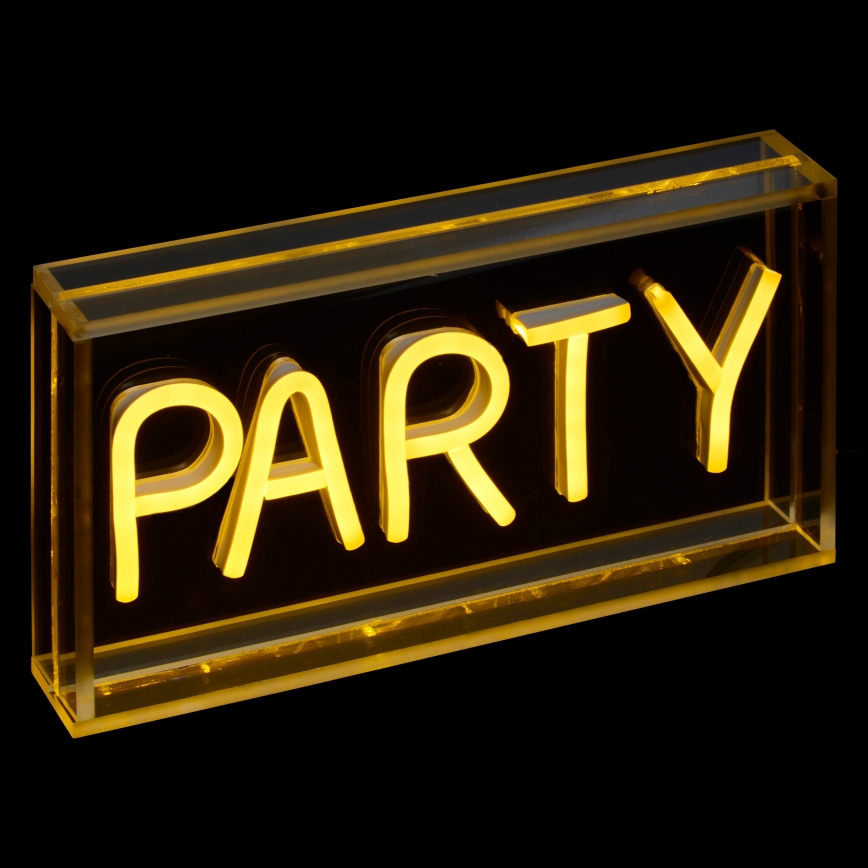 Atmosphera - Decoración de mesa LED estilo neón PARTY LED/5V