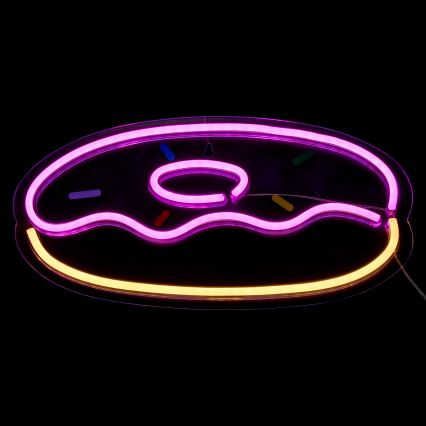 Atmosphera - Decoración de pared de neón LED DONUT LED/5V