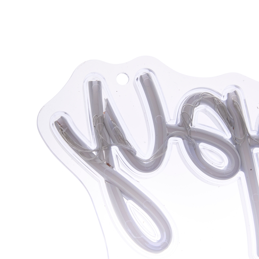Atmosphera - Decoración de pared LED tipo neón HAPPY BIRTHDAY LED/5V