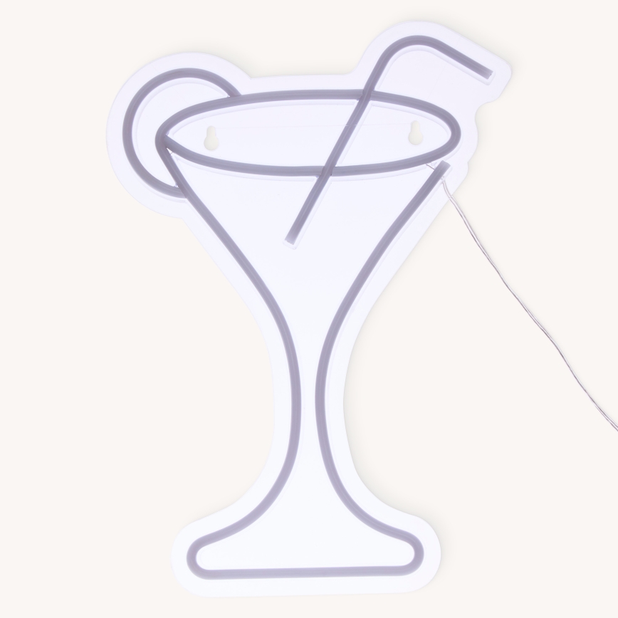 Atmosphera - Decoración de pared neón LED COCTAIL LED/5V