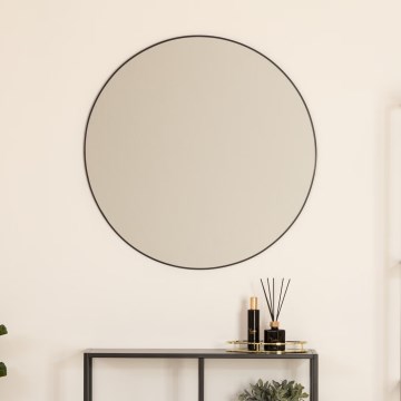 Atmosphera - Espejo de pared ALICE diá. 76 cm negro