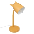Atmosphera - Lámpara de mesa infantil OREILLES 1xE14/40W/230V amarilla