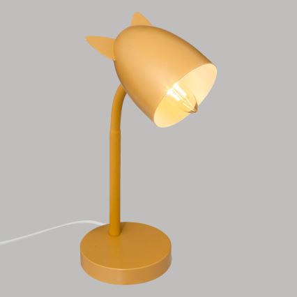 Atmosphera - Lámpara de mesa infantil OREILLES 1xE14/40W/230V amarilla