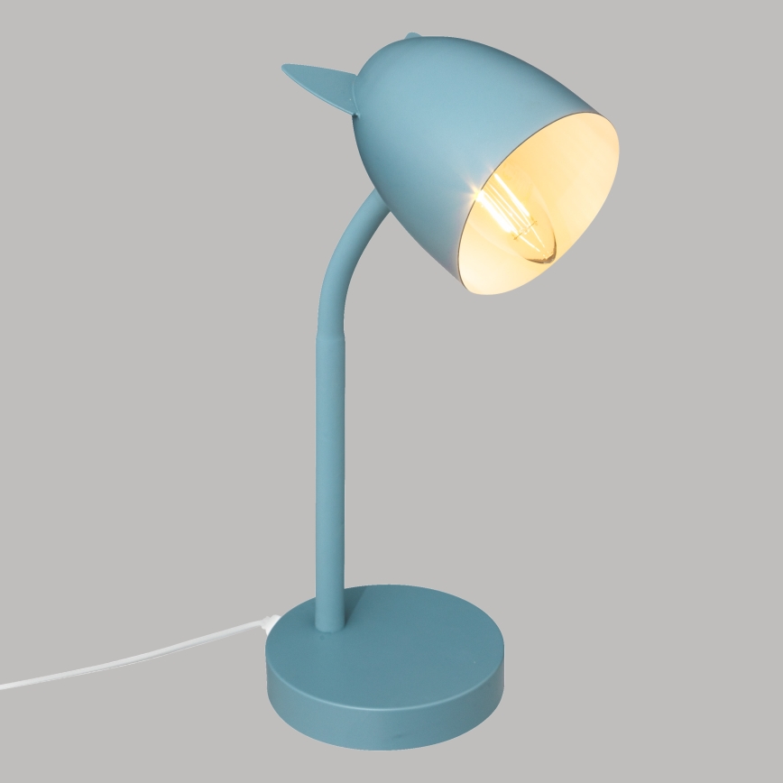 Atmosphera - Lámpara de mesa infantil OREILLES 1xE14/40W/230V azul