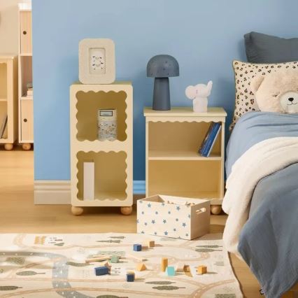 Atmosphera - Lámpara de mesa infantil STARRY MUSHROOM 1xE14/25W/230V azul