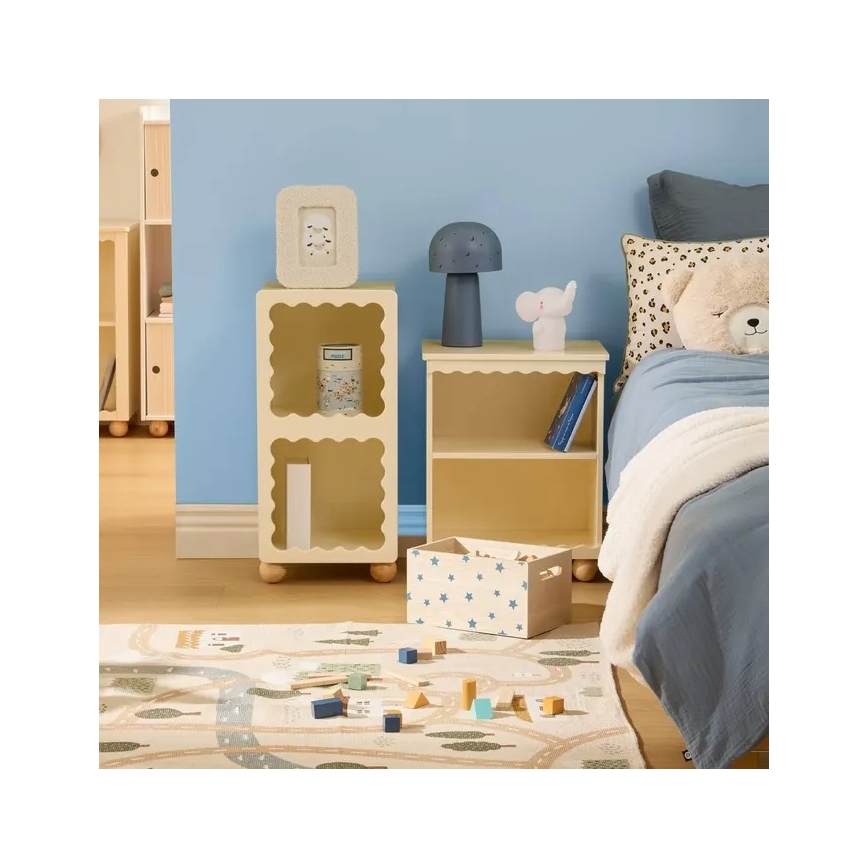 Atmosphera - Lámpara de mesa infantil STARRY MUSHROOM 1xE14/25W/230V azul