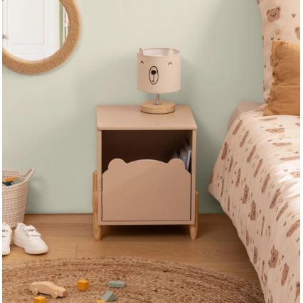 Atmosphera - Lámpara de mesa infantil TOXEY 1xE14/25W/230V con osito