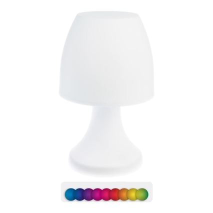 Atmosphera - Lámpara de mesa exterior LED RGB DOKK LED/3xAAA 19,5 cm IP44