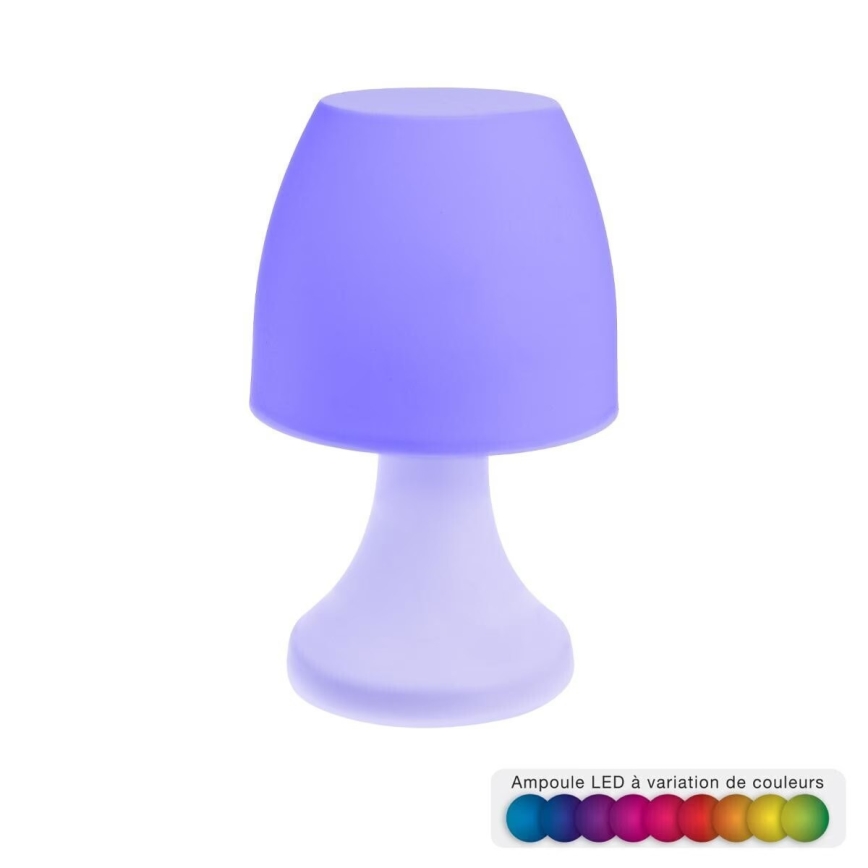 Atmosphera - Lámpara de mesa exterior LED RGB DOKK LED/3xAAA 19,5 cm IP44