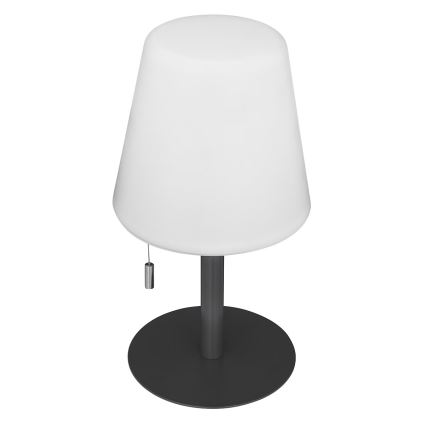 Atmosphera - Lámpara de mesa LED RGBW recargable para exterior ZACK LED/3,7V 1200 mAh IP44 negro