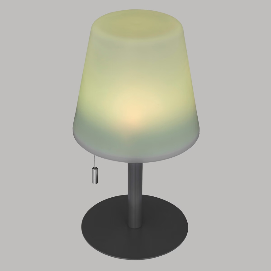 Atmosphera - Lámpara de mesa LED RGBW recargable para exterior ZACK LED/3,7V 1200 mAh IP44 negro