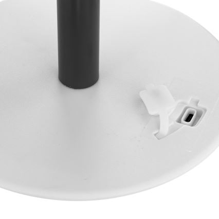 Atmosphera - Lámpara de mesa LED RGBW recargable para exterior ZACK LED/3,7V 1200 mAh IP44 negro