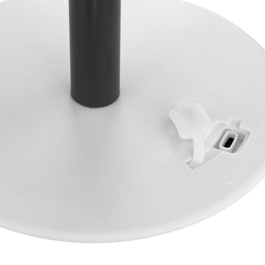 Atmosphera - Lámpara de mesa LED RGBW recargable para exterior ZACK LED/3,7V 1200 mAh IP44 negro