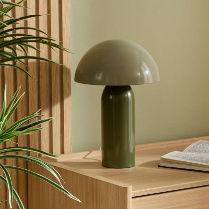 Atmosphera - Lámpara de mesa LITO 1xE14/6W/230V caqui