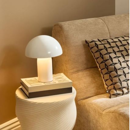 Atmosphera - Lámpara de mesa LITO 1xE27/25W/230V blanca