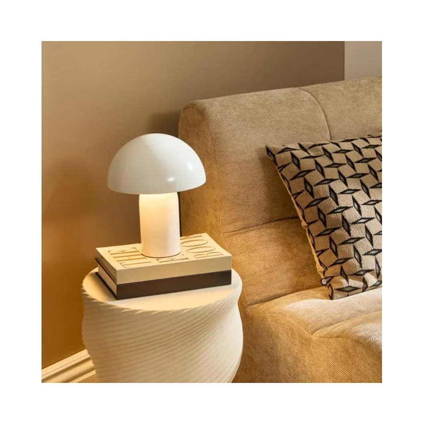 Atmosphera - Lámpara de mesa LITO 1xE27/25W/230V blanca