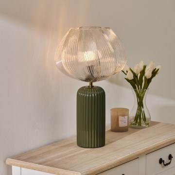 Atmosphera - Lámpara de mesa PHYLAS 1xE14/40W/230V verde