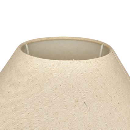 Atmosphera - Lámpara de mesa SEIYA 1xE27/60W/230V marrón/beige