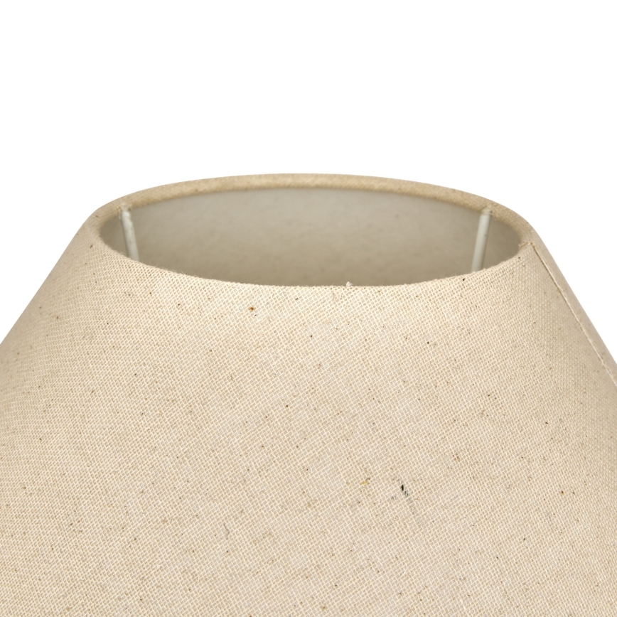 Atmosphera - Lámpara de mesa SEIYA 1xE27/60W/230V marrón/beige
