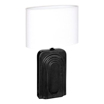 Atmosphera - Lámpara de sobremesa MONIA 1xE14/60W/230V negra/blanca