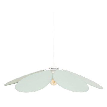 Atmosphera - Lámpara infantil colgante con cable NAYA 1xE27/40W/230V Ø 72 cm verde menta