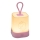 Atmosphera - Luz nocturna infantil recargable LED táctil RABBIT, 3,7 V, 1200 mAh, rosa