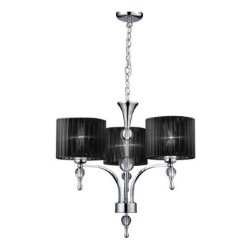 Azzardo AZ0498 - Lámpara araña con cadena IMPRESS 3xE27/60W/230V