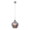 Azzardo AZ2148 - Lámpara suspendida con alambre AMBER MILANO 1xG9/40W/230V