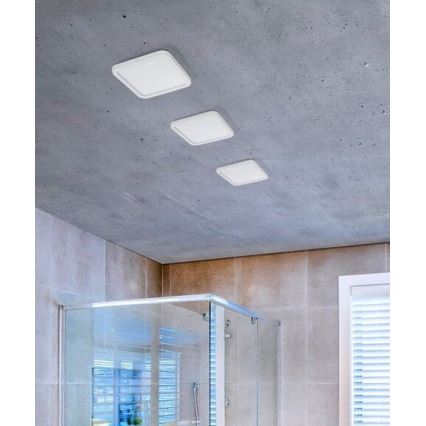 Azzardo AZ2837 - Downlight empotrado para baño SLIM LED/12W/230V IP44 CRI 90