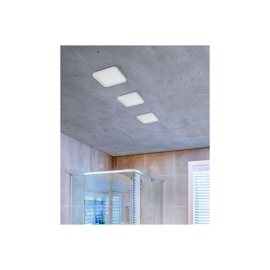 Azzardo AZ2837 - Downlight empotrado para baño SLIM LED/12W/230V IP44 CRI 90
