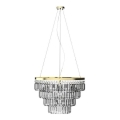 Azzardo AZ4906 - Araña de cristal SALERNO 12xG9/40W/230V