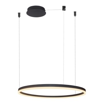 Azzardo AZ4960 - Lámpara de araña LED regulable con cable HALO LED/54W/230V Ø 80 cm negro