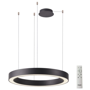 Azzardo AZ5047 - Lámpara de araña LED regulable MARCO LED/60W/230V negro + control remoto