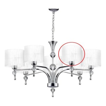 Azzardo - Pantalla de recambio para candelabro IMPRESS diá. 18 cm
