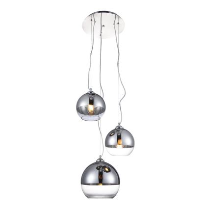 Azzardo - Vidrio de repuesto para lámpara de araña BALL - grande diá. 24 cm