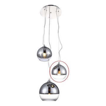 Azzardo - Vidrio de repuesto para lámpara de araña BALL - pequeño diá. 18 cm