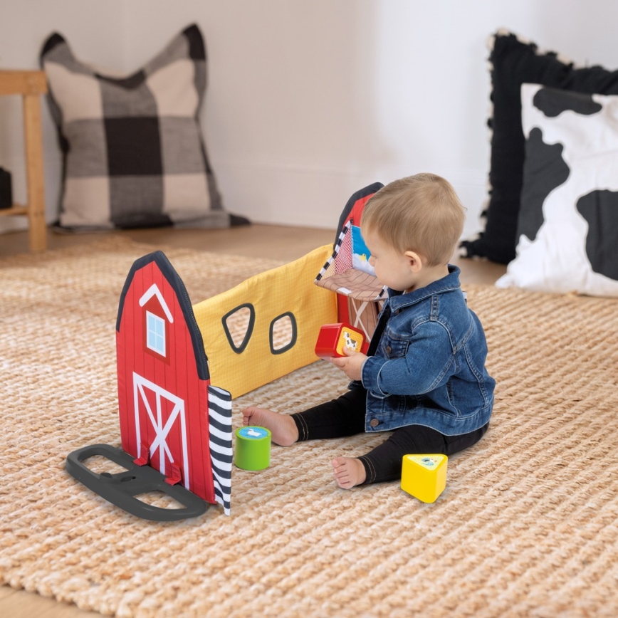 Baby Einstein - Alfombra de actividades para bebé BUSY BARNYARD 4xAA