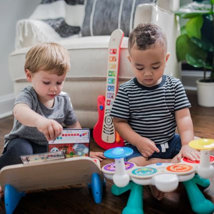 Baby Einstein - Guitarra musical de madera MAGIC TOUCH, 3 pilas AA