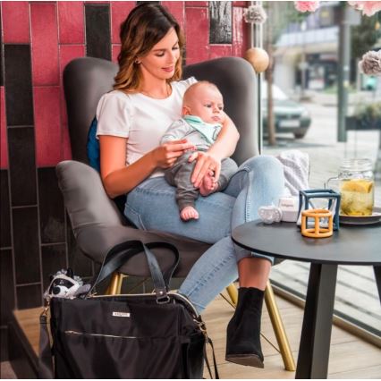 BabyOno - Bolso cambiador para cochecito Coco negro