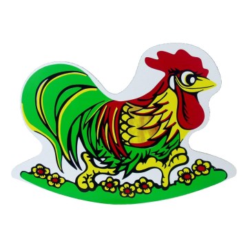 Balancín en forma de gallo
