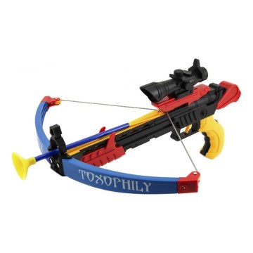 Ballesta con flechas y blanco de 48 cm