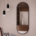 Baltica Design - Espejo de pared TINY BORDER 140x60 cm negro