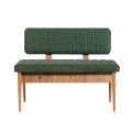 Banco acolchado VINA 85x110 cm verde/pino atlantic