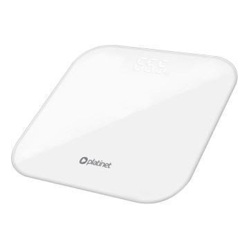 Báscula digital personal con pantalla LCD 3xAAA blanco